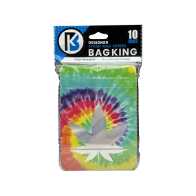 10-Pack Tie Dye Smell Proof Mylar Bag | 1/8th ounce to 1/4th ounce