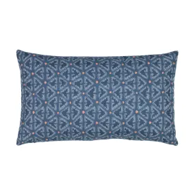 12" x 20" Elaine Smith Pillow  Intricate Denim