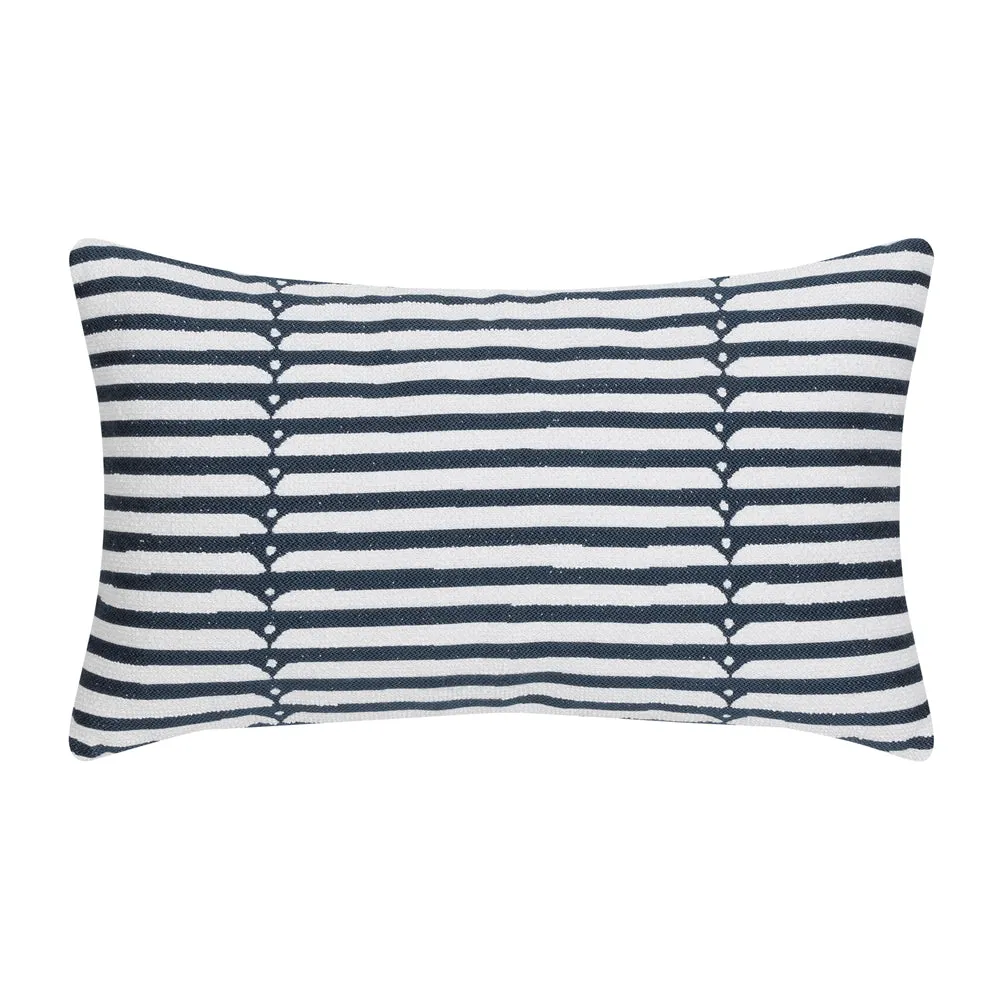 12" x 20" Elaine Smith Pillow  Sincerity Denim