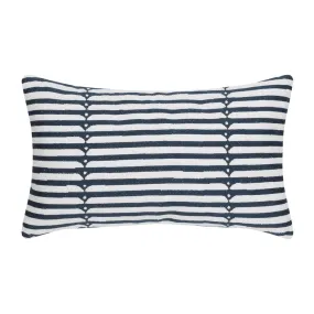 12" x 20" Elaine Smith Pillow  Sincerity Denim