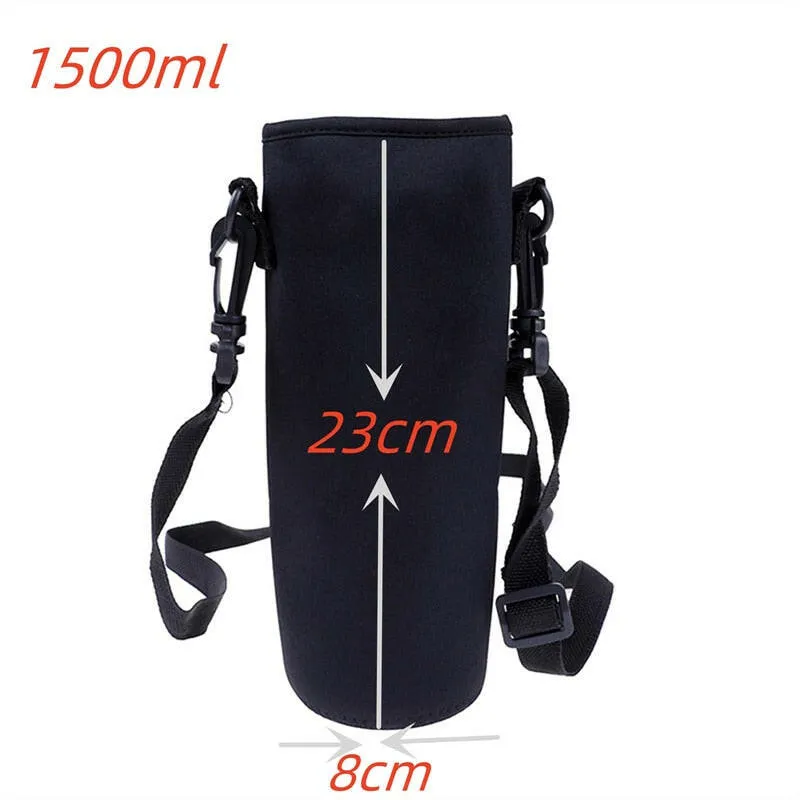 1pc 420-1500ML Sports Water Bottle Case Insulated Bag Neoprene Pouch Holder Sleeve Cover Carrier for Mug Bottle Cup