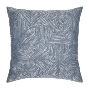 20" Square Elaine Smith Pillow  Reimagine Denim