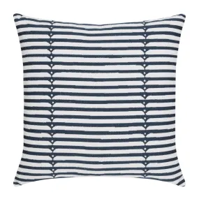 20" Square Elaine Smith Pillow  Sincerity Denim