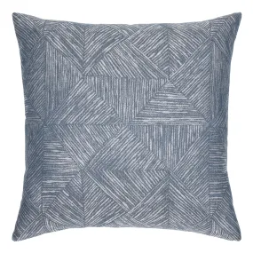 22" Square Elaine Smith Pillow  Reimagine Denim