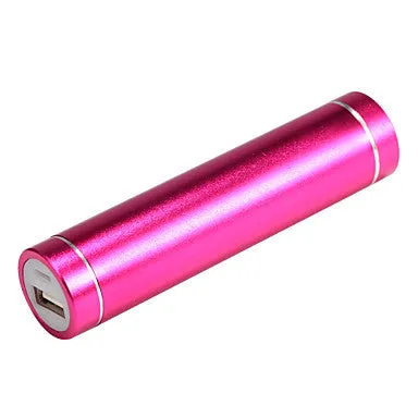 2600 mAh Universal Power Bank External Battery Q7-2600 iphone iPad/Samsung/Smartphones mobile devices (Assorted Colors)