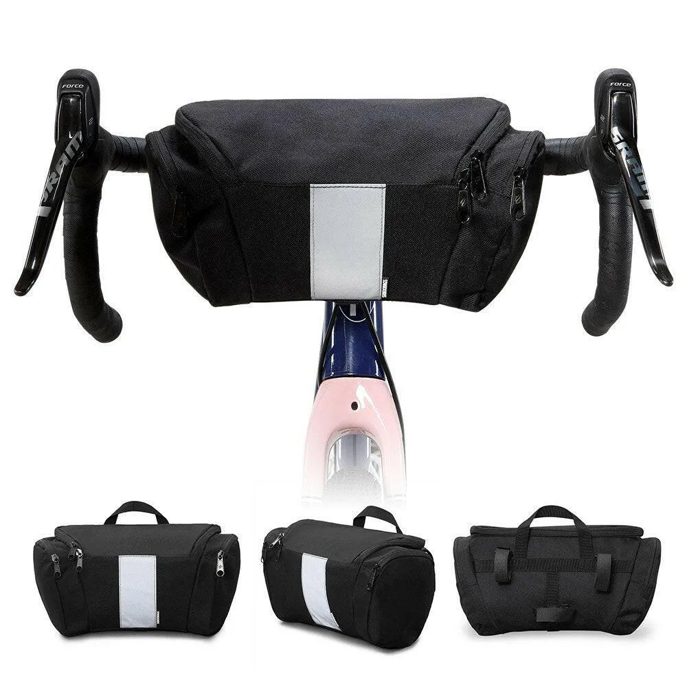 3L Bicycle Handlebar Bag Cycling MTB Mountain Road Bike Front Basket Pannier Bag