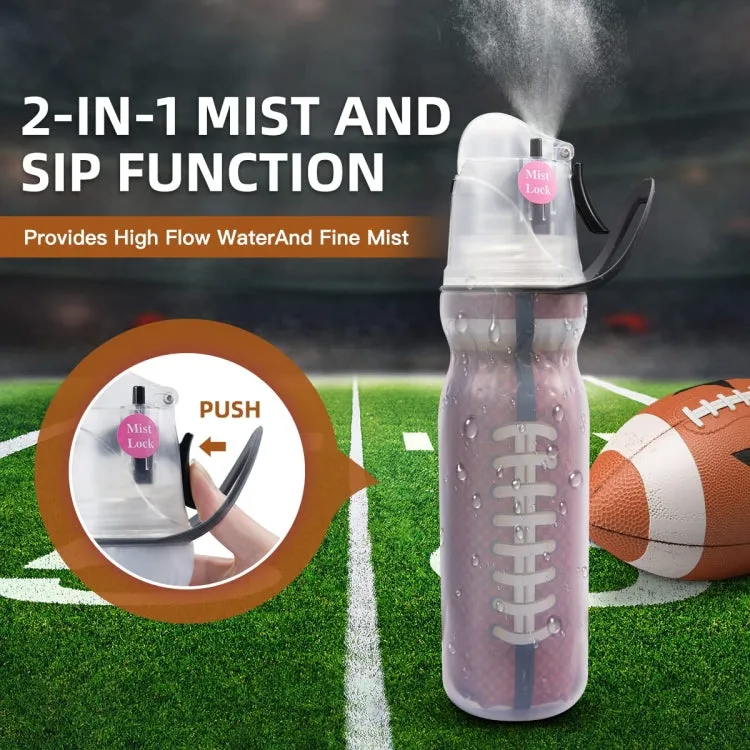 470ml Summer Outdoor Sports Training Spray Cooling Water Cup, Color: Flowers 3-layers