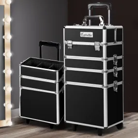 7-in-1 Makeup Trolley w/ Wheels, Multiple Trays - Embellir