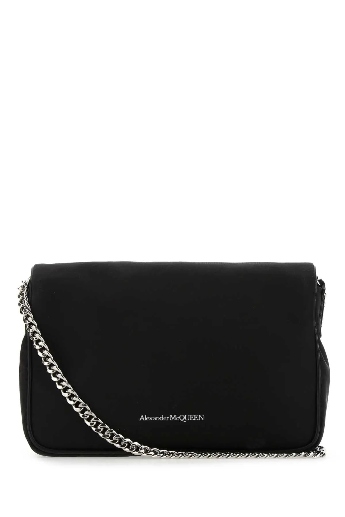 Alexander McQueen Graffiti Logo Printed Shoulder Bag