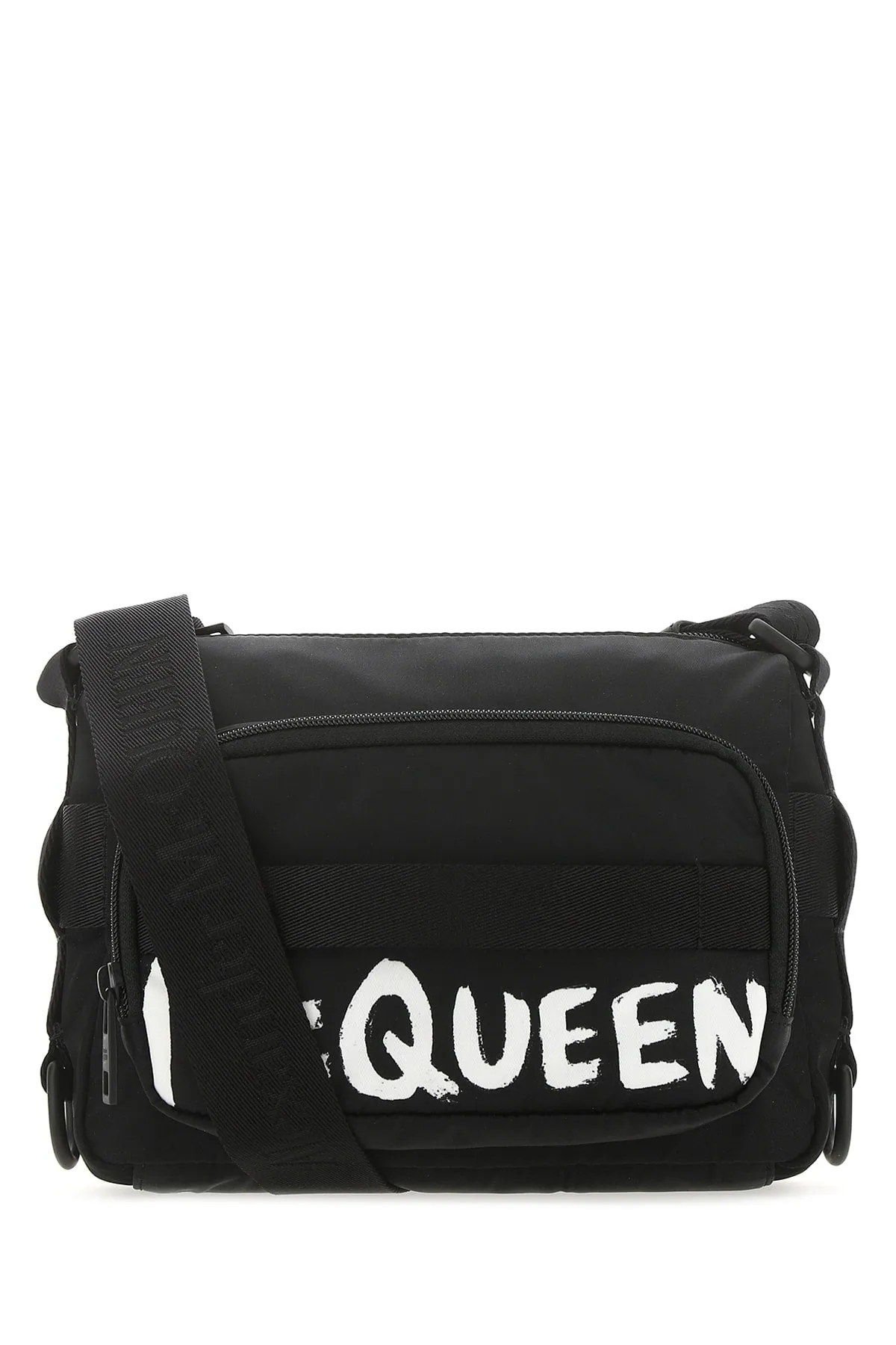 Alexander McQueen Logo Zipped Shoulder Bag