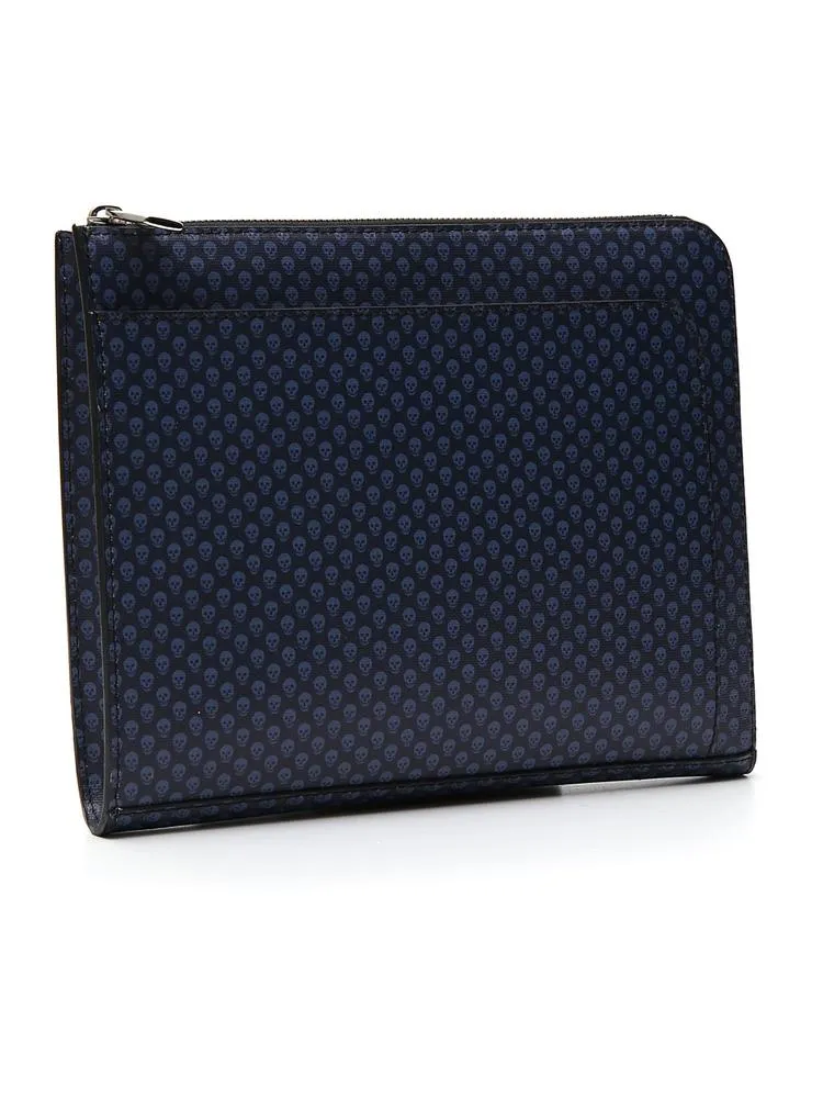 Alexander McQueen Mini Skull Print Clutch Bag