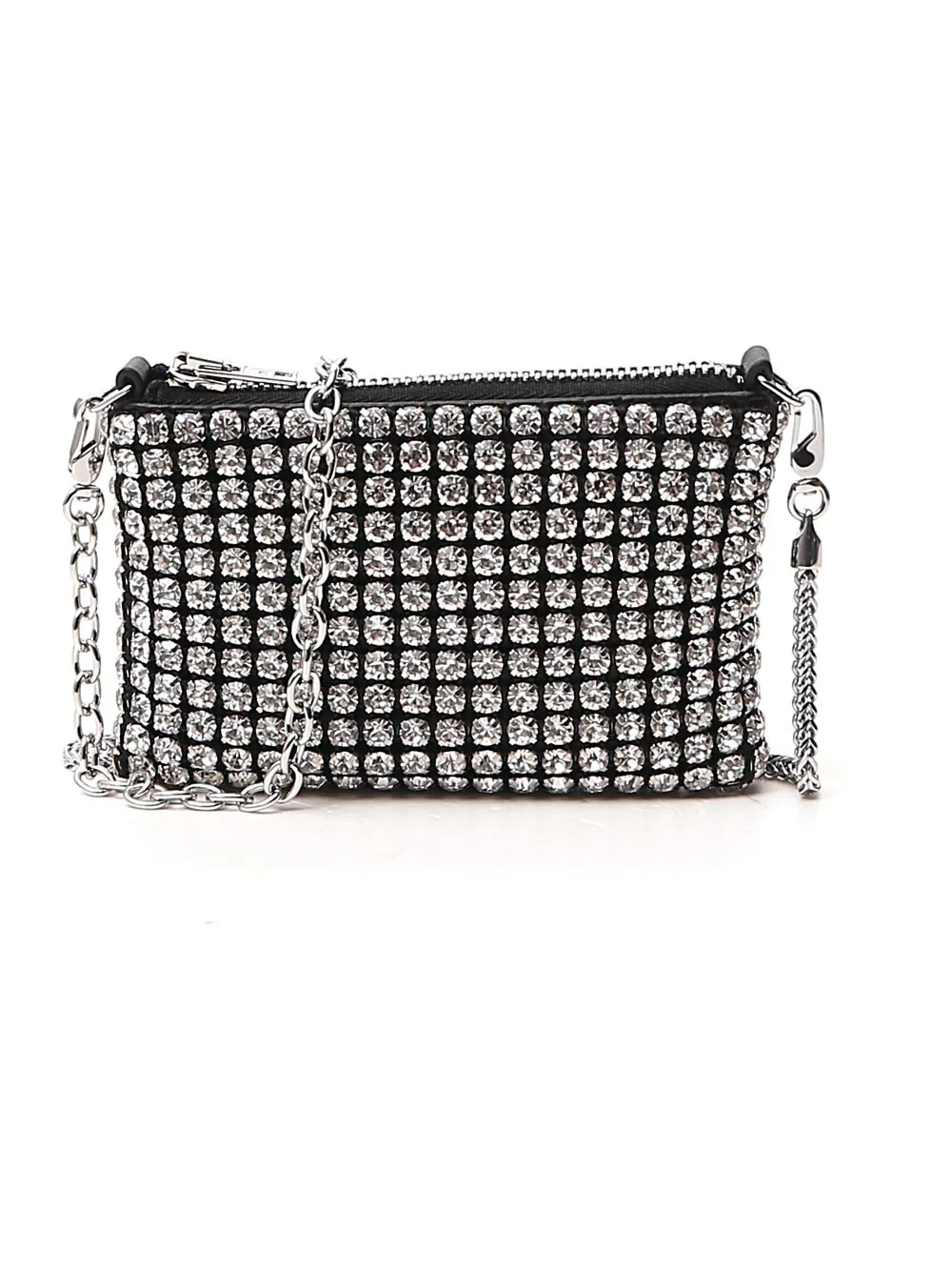 Alexander Wang Heiress Rhinestone Nano Pouch Bag