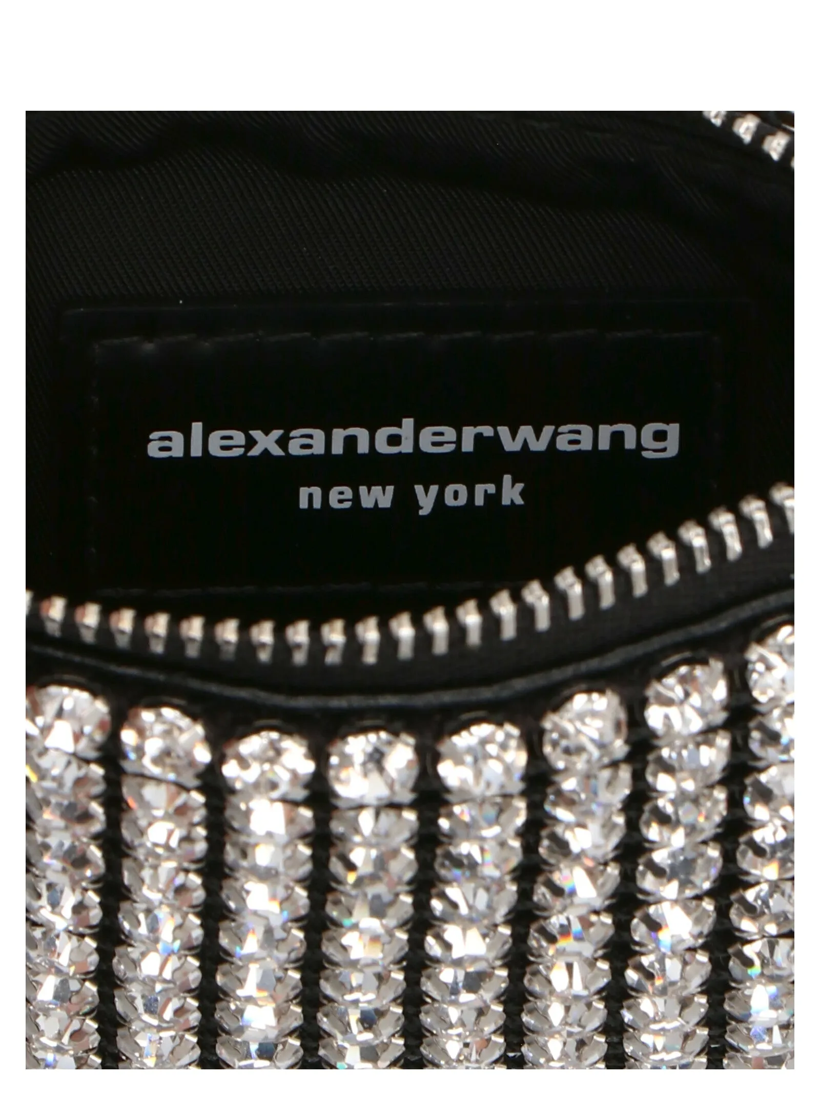 Alexander Wang Heiress Rhinestone Nano Pouch Bag