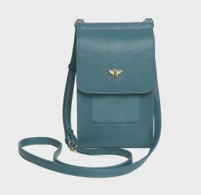 Alice Wheeler Mini Bloomsbury Crossbody Bag - Teal