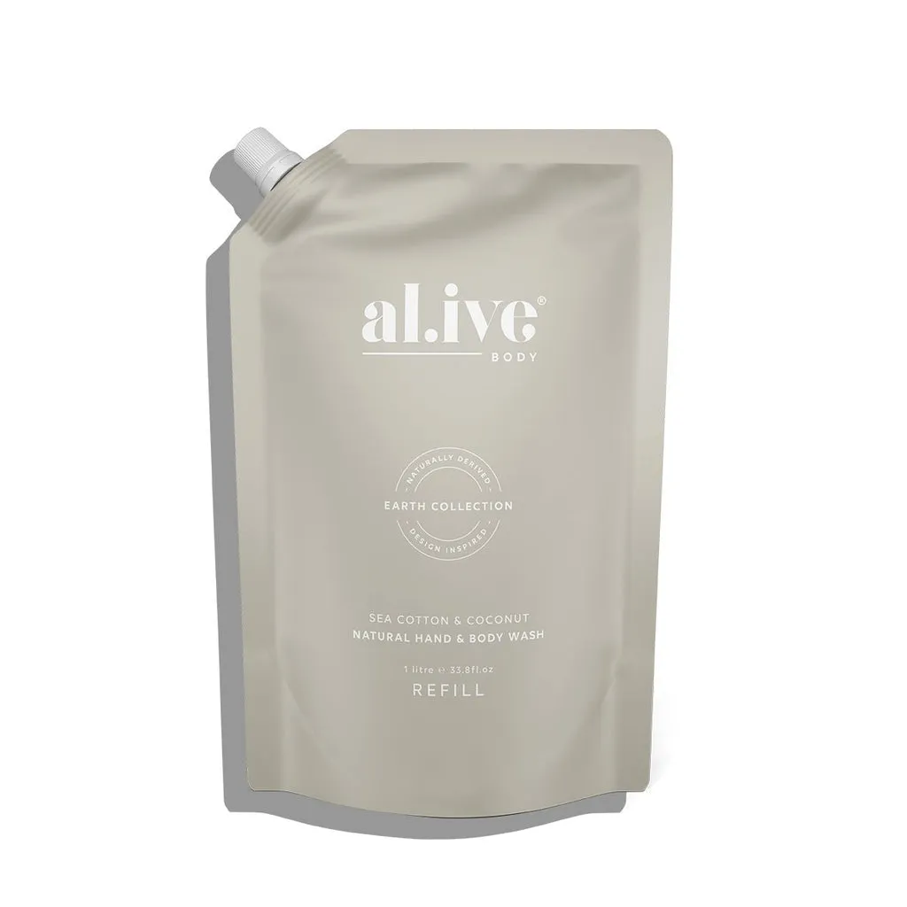 Al.ive Body Sea Cotton & Coconut Wash Refill