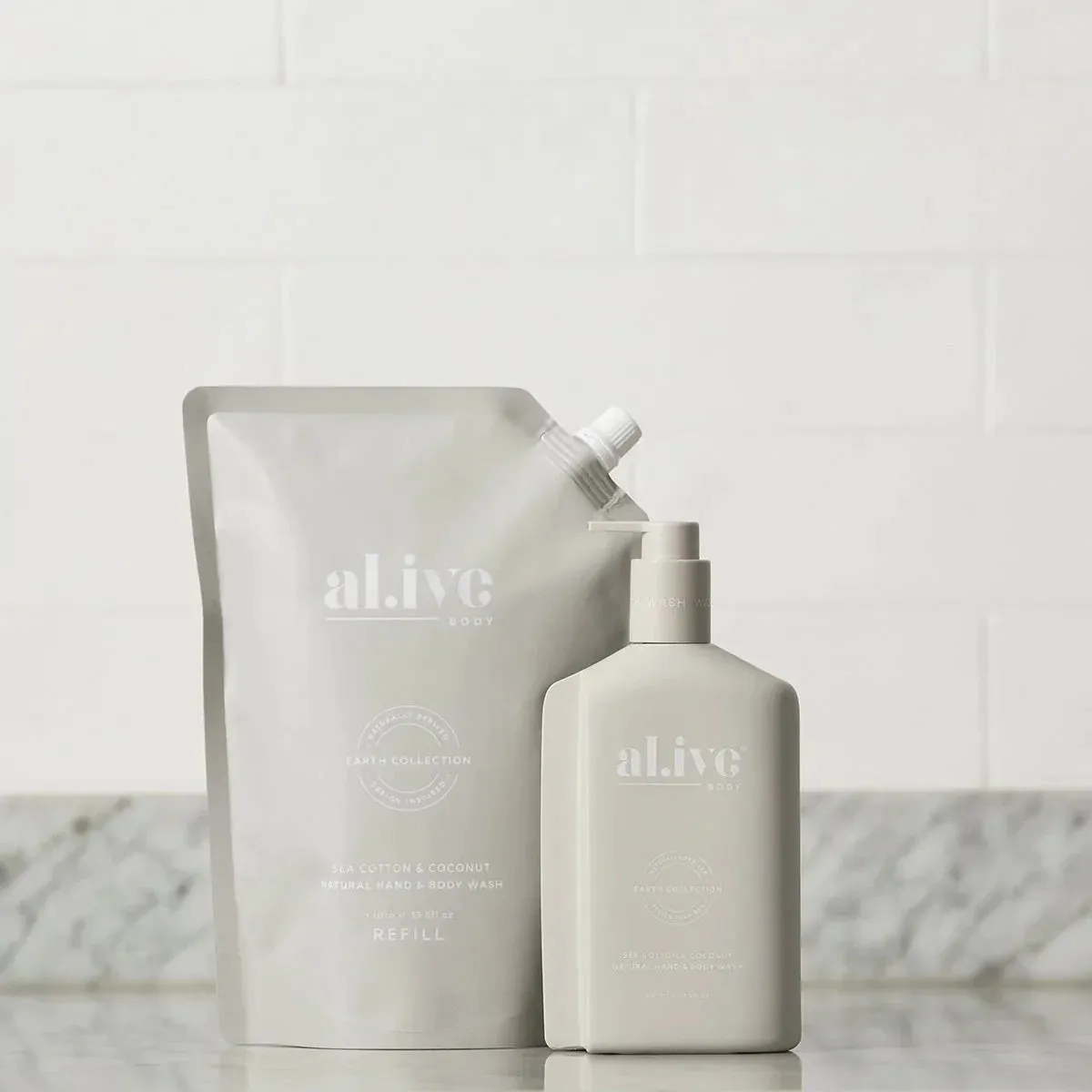 Al.ive Body Sea Cotton & Coconut Wash Refill