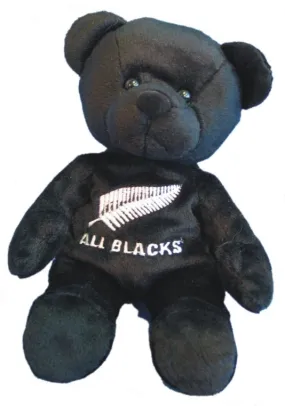 All Blacks Bean Bag Bear With Haka Sound