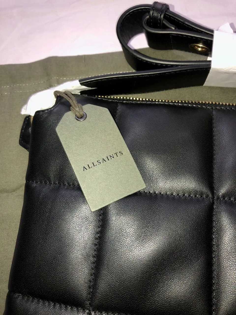 All saints Authectic bags with tags & product code- 25 Pieces