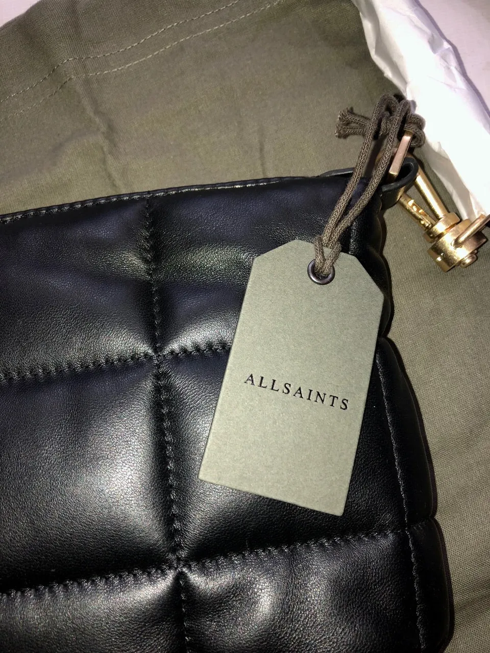 All saints Authectic bags with tags & product code- 25 Pieces