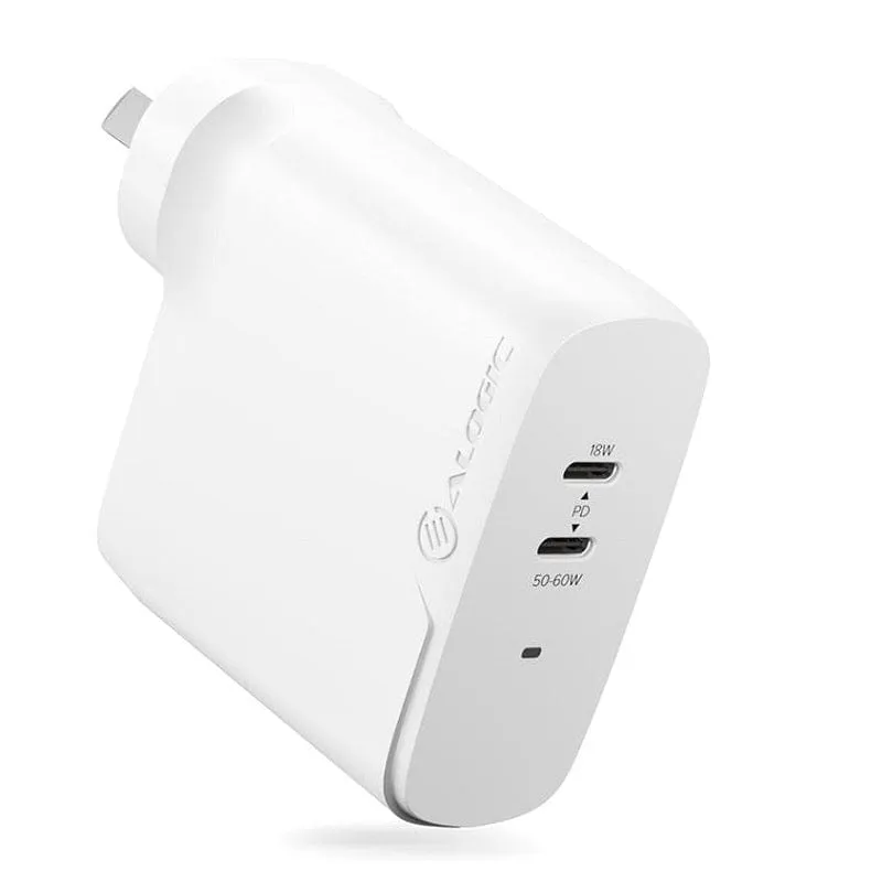 Alogic Rapid Power 68W GaN USB-C Wall Charger