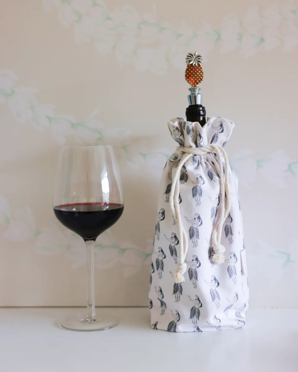 Aloha Star Christmas Tree Wine Bottle Bag