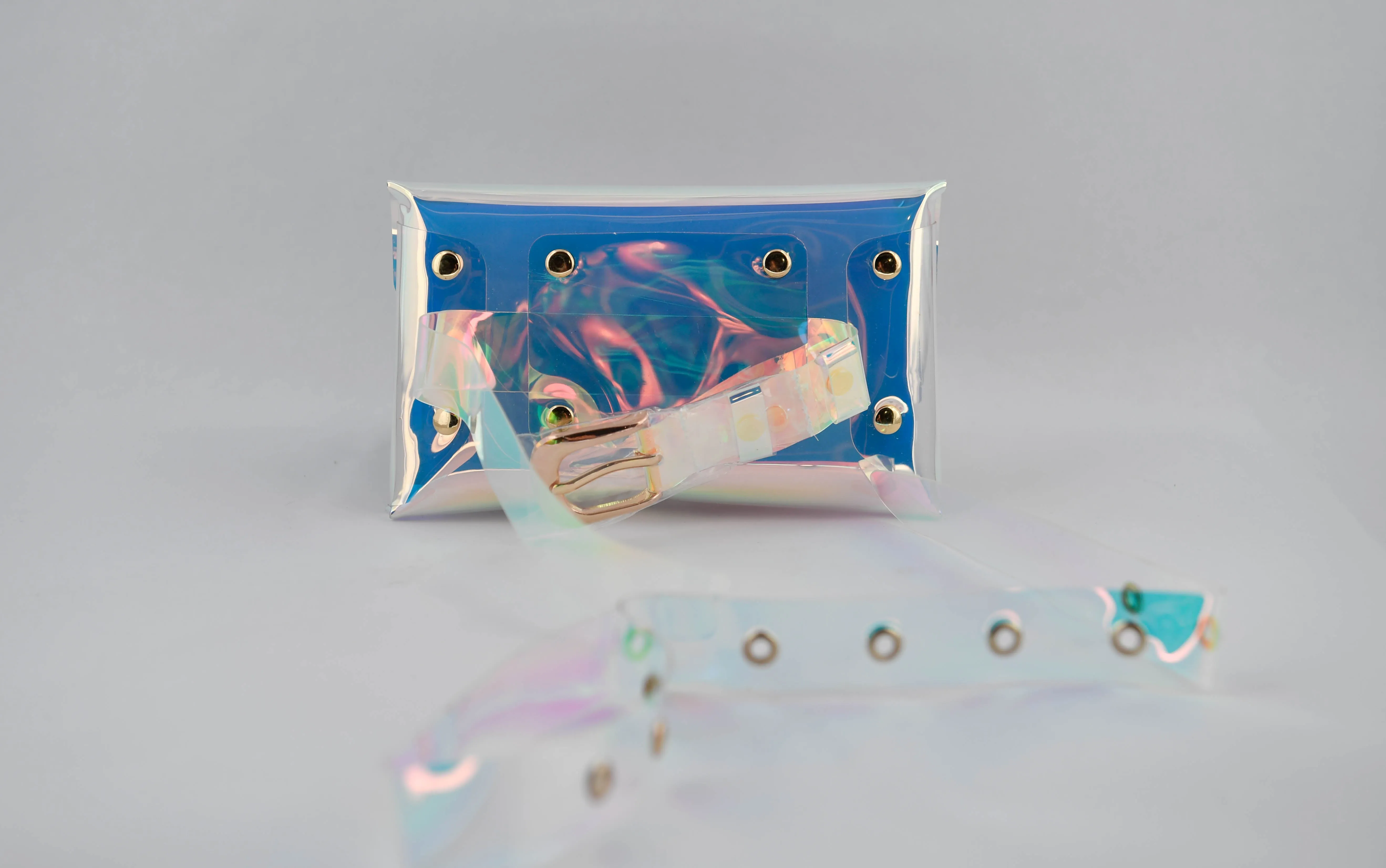 Alpha Gamma Delta Holographic Belted Fanny Pack