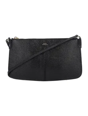 A.P.C. Betty Embossed Shoulder Bag