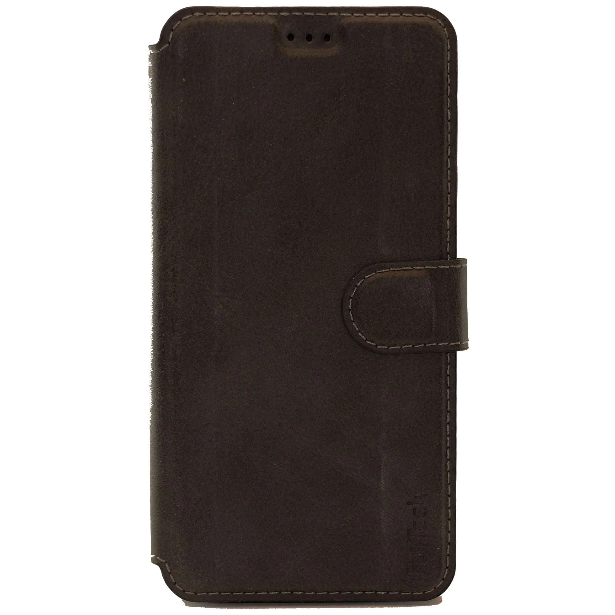 Apple iPhone 12 Mini Leather Wallet Case Color Black