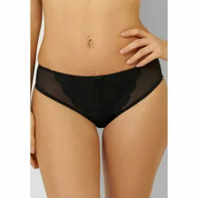 Ariane Classic Lace & Microfiber Brief-Black