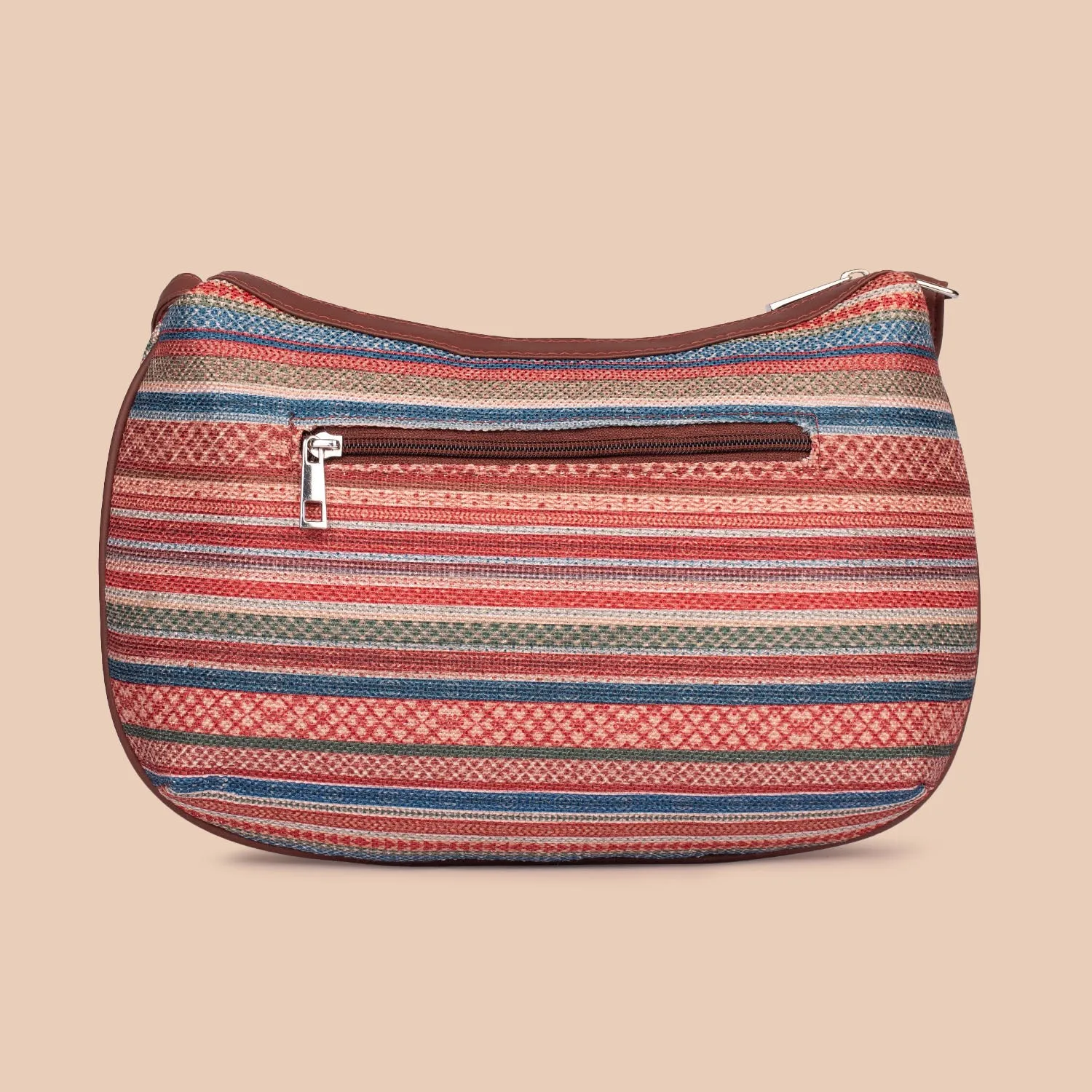 Assam Tapestry Structured Shoulder Bag