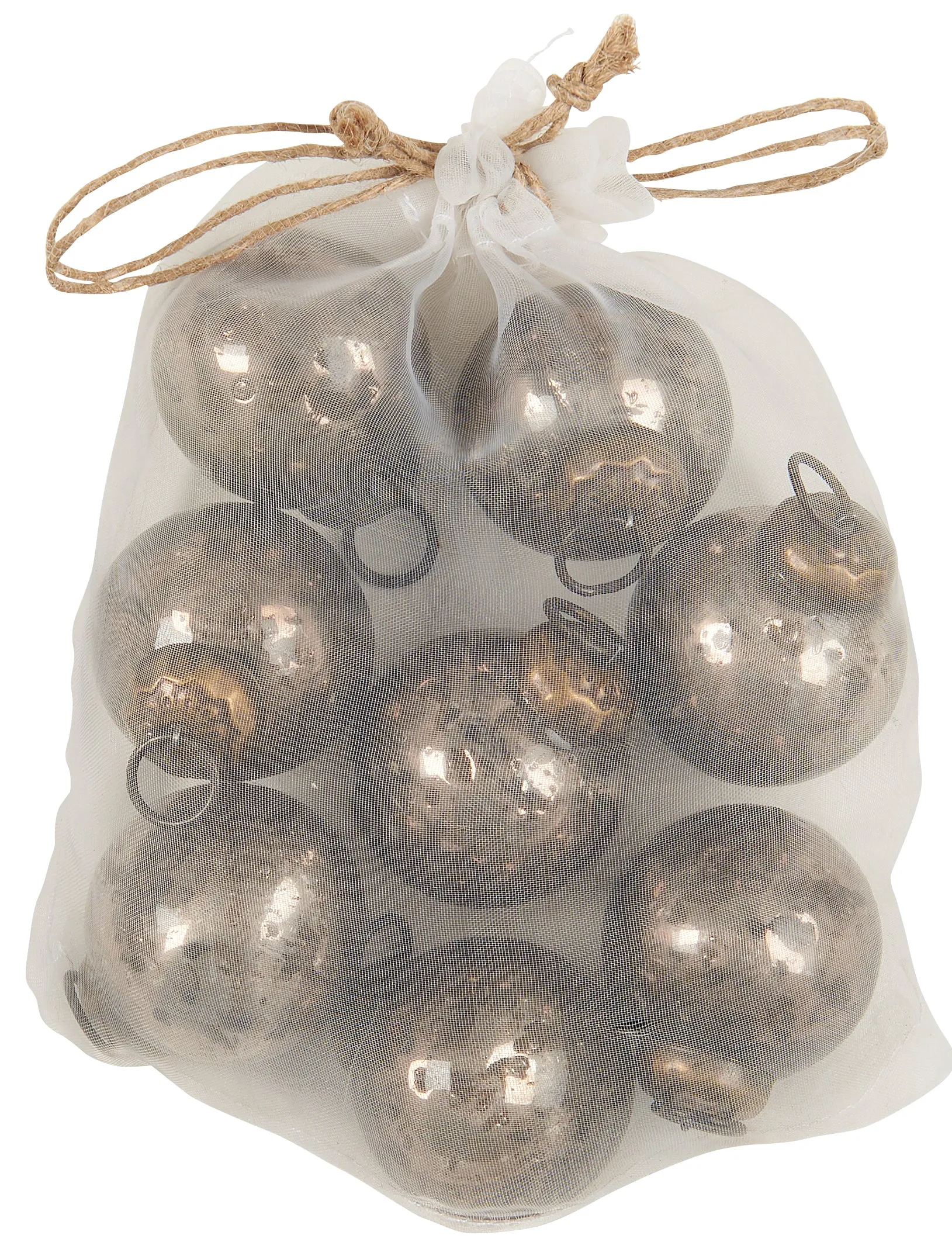 Bag of Mini Glass Baubles - Various Colours