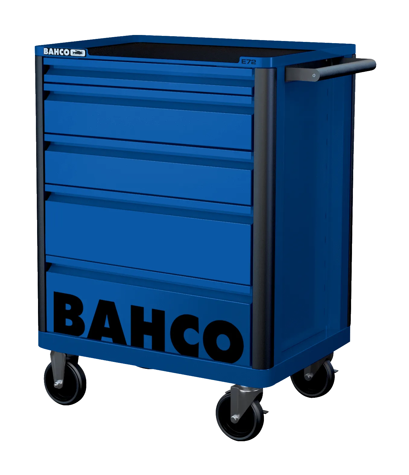 Bahco 1472K5BLUE E72 5 Drawer Blue Mobile Roller Cabinet