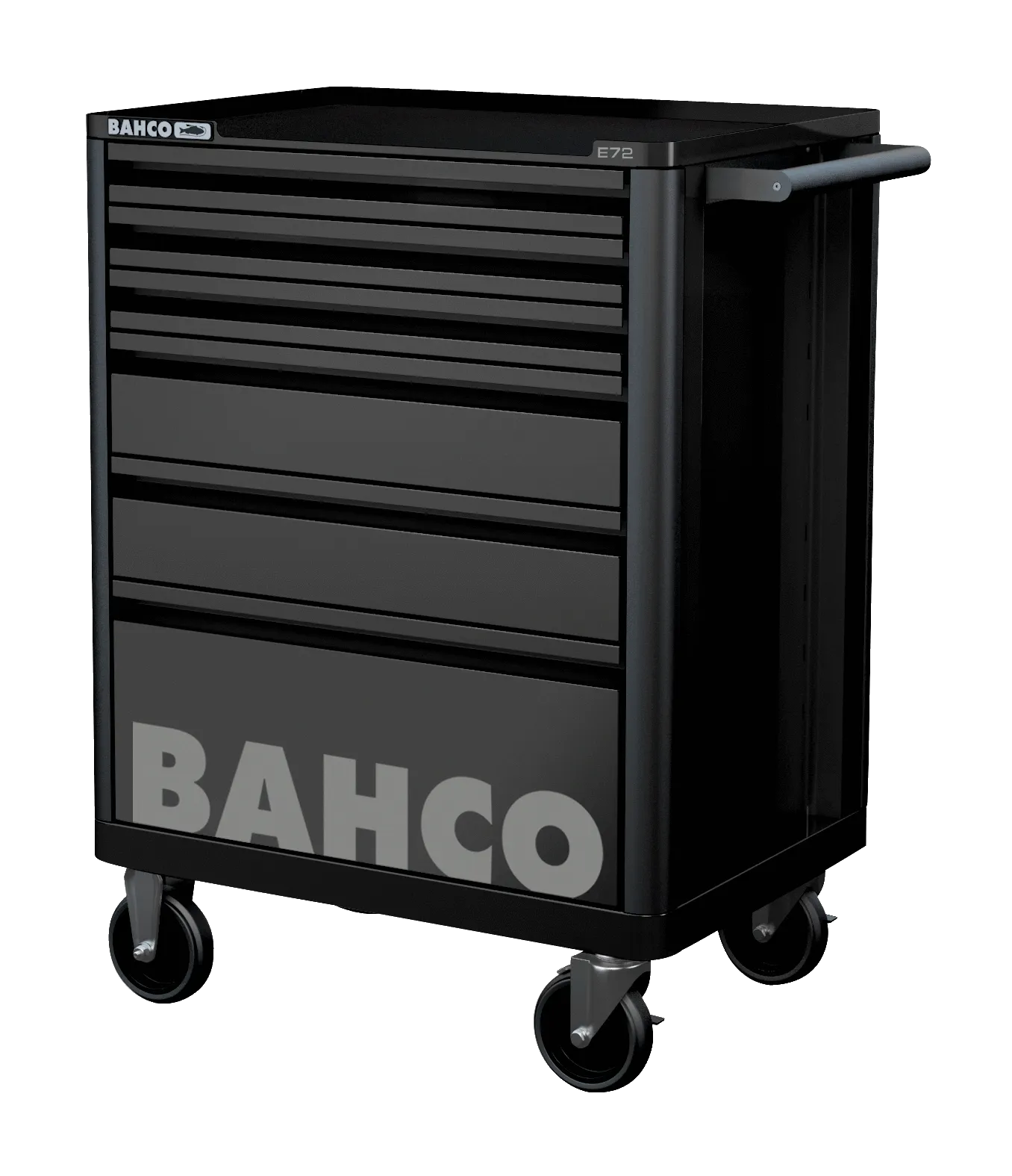 Bahco 1472K6BLACK E72 6 Drawer Black Mobile Roller Cabinet