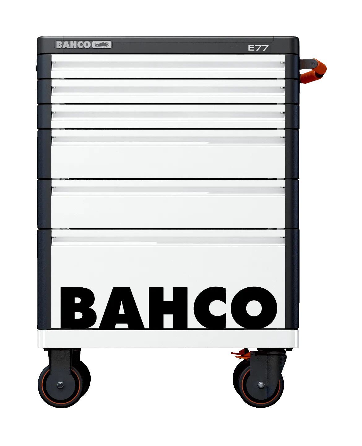 Bahco 1477K6WHITE E77 Premium 6 Drawer White Mobile Roller Cabinet