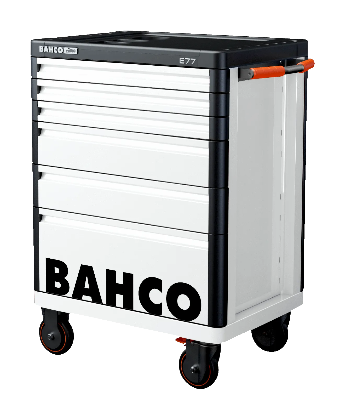 Bahco 1477K6WHITE E77 Premium 6 Drawer White Mobile Roller Cabinet