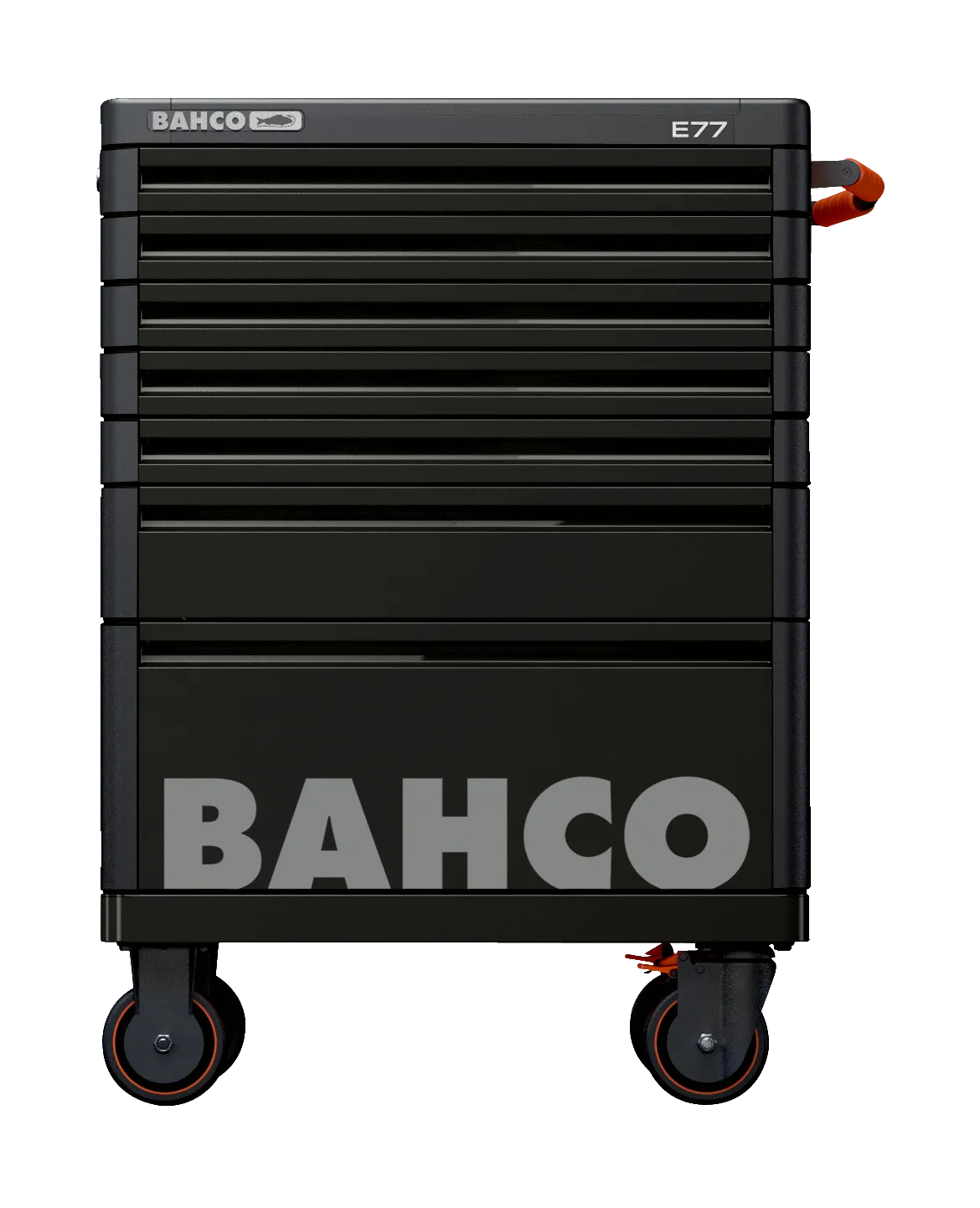 Bahco 1477K7BLACK E77 Premium 7 Drawer Black Mobile Roller Cabinet