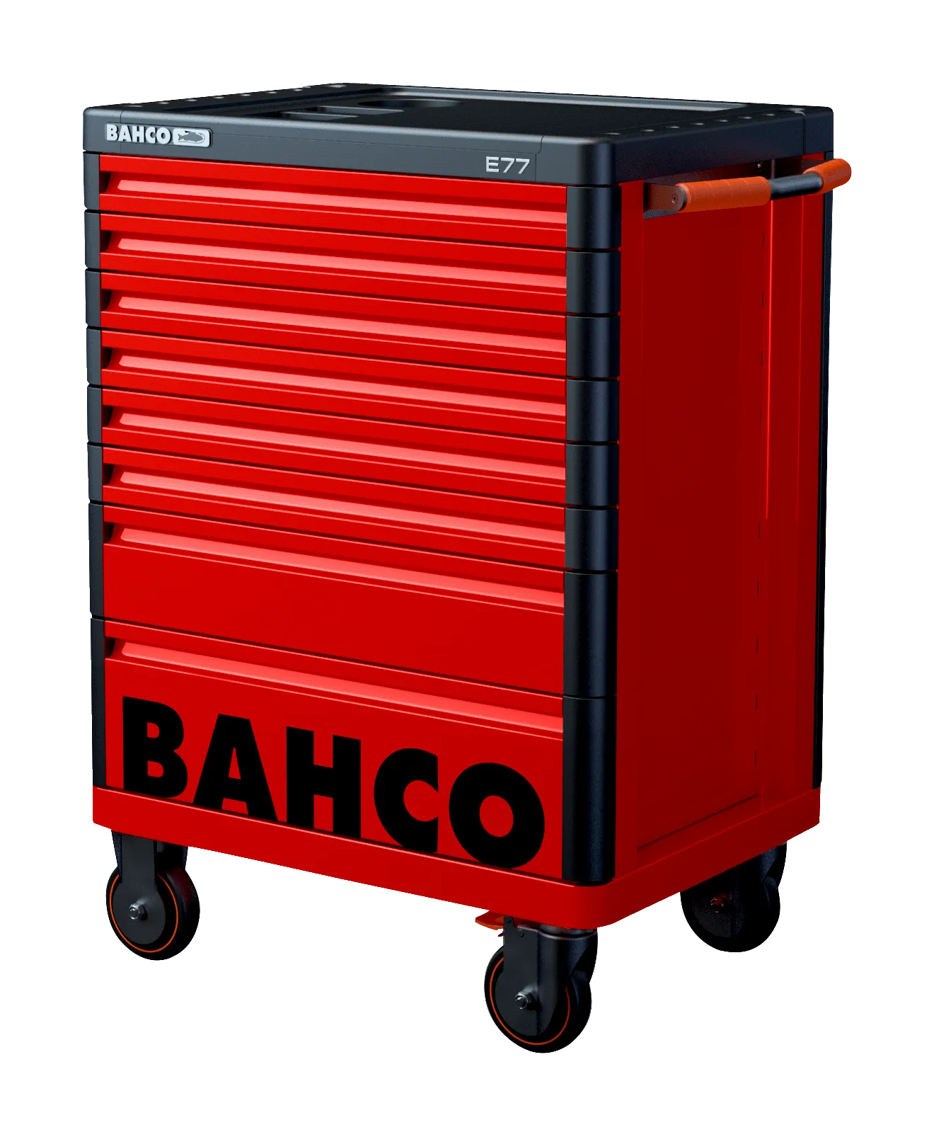 Bahco 1477K8RED E77 Premium 8 Drawer Red Mobile Roller Cabinet