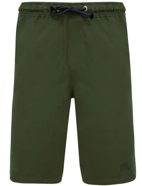 Bantam Cotton Jersey Lounge Pyjama Shorts In Duffle Bag Green - Tokyo Laundry