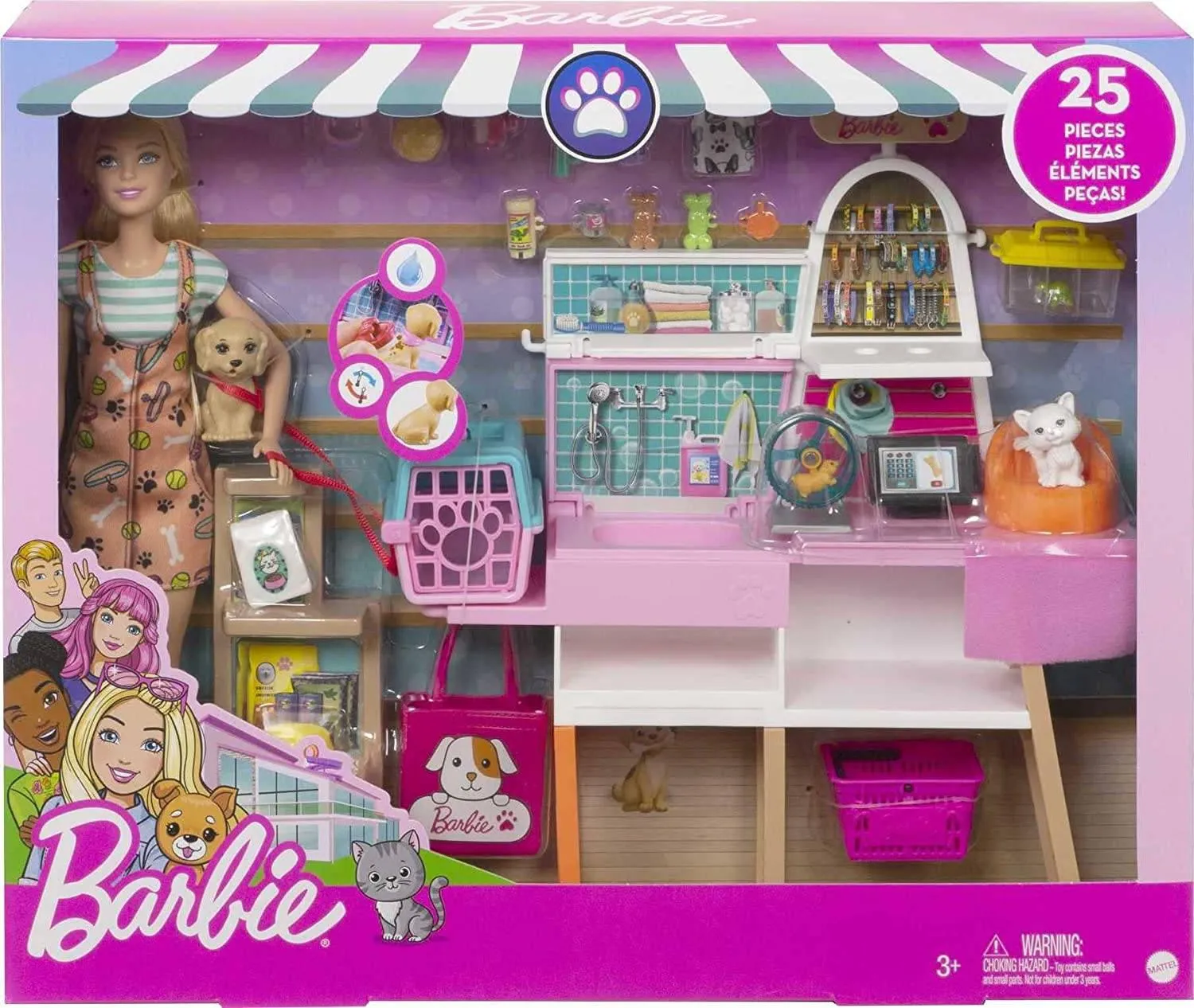 Barbie Pet Supply Store Playset GRG90