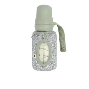 Bibs - Liberty print Sage green bottle sleeve