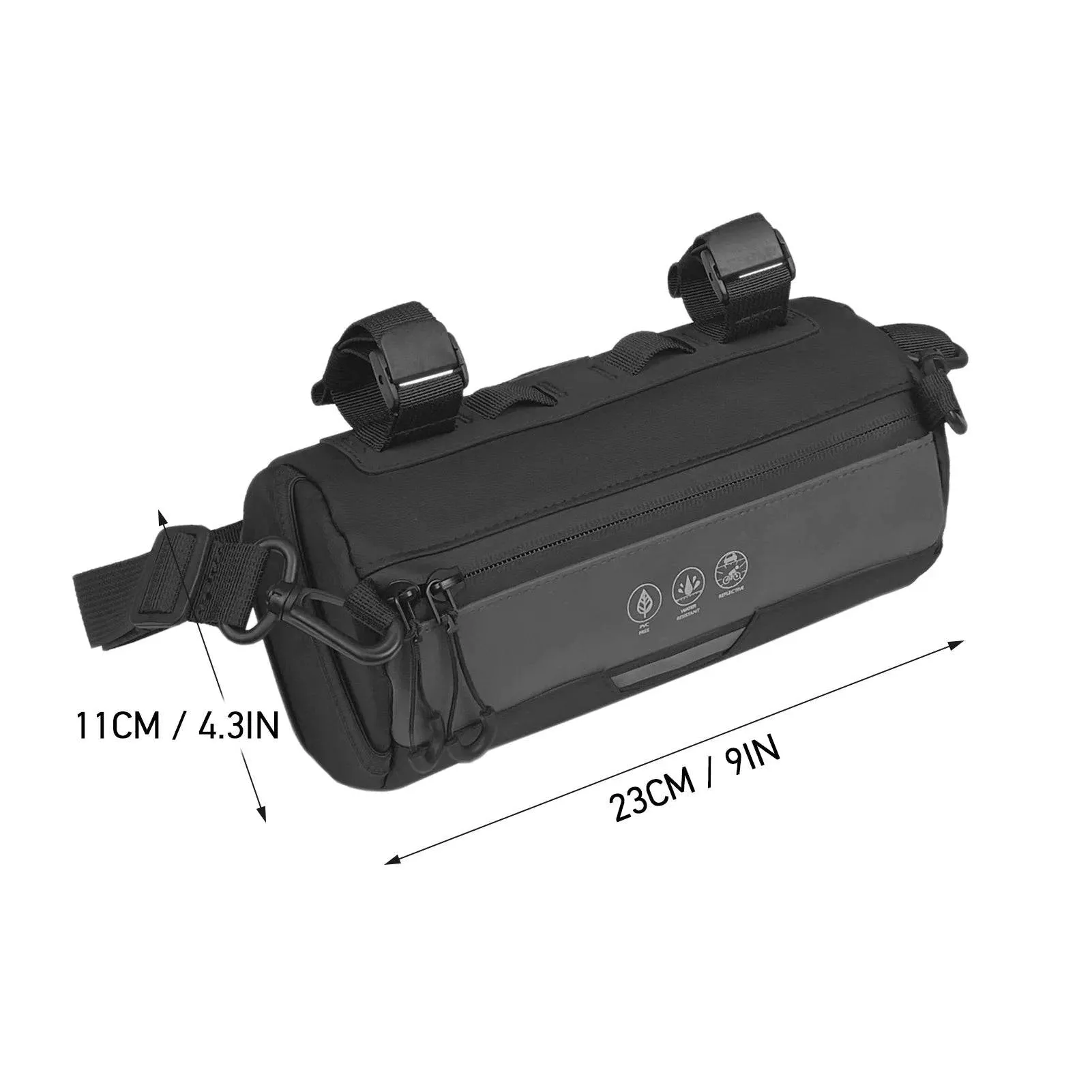 Bike Front Bag Waterproof Bicycle Handlebar Bag Cycling Accessories Pack Bike Pannier Shoulder Bag for Road Mountain Bike