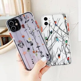 Bird Tree Bumper Soft Case For iPhone 11 11Pro 11ProMax