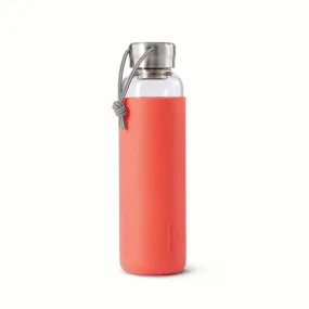 Black & Blum Glass Water Bottle Coral