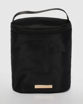 Black Baby Bottle Bag