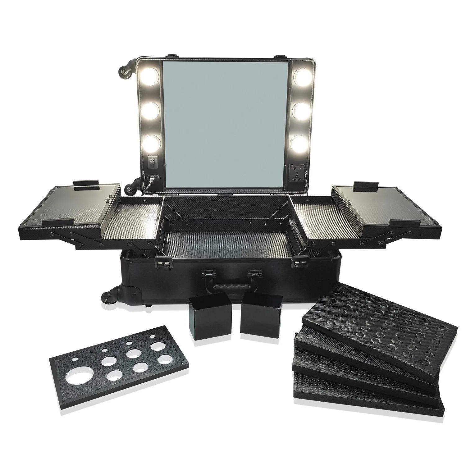 Black OPV LED Lighted Mirror Case with Legs