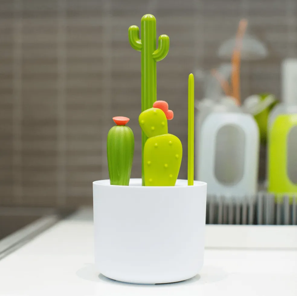 Boon - Cacti Bottle Cleaning Brush Set