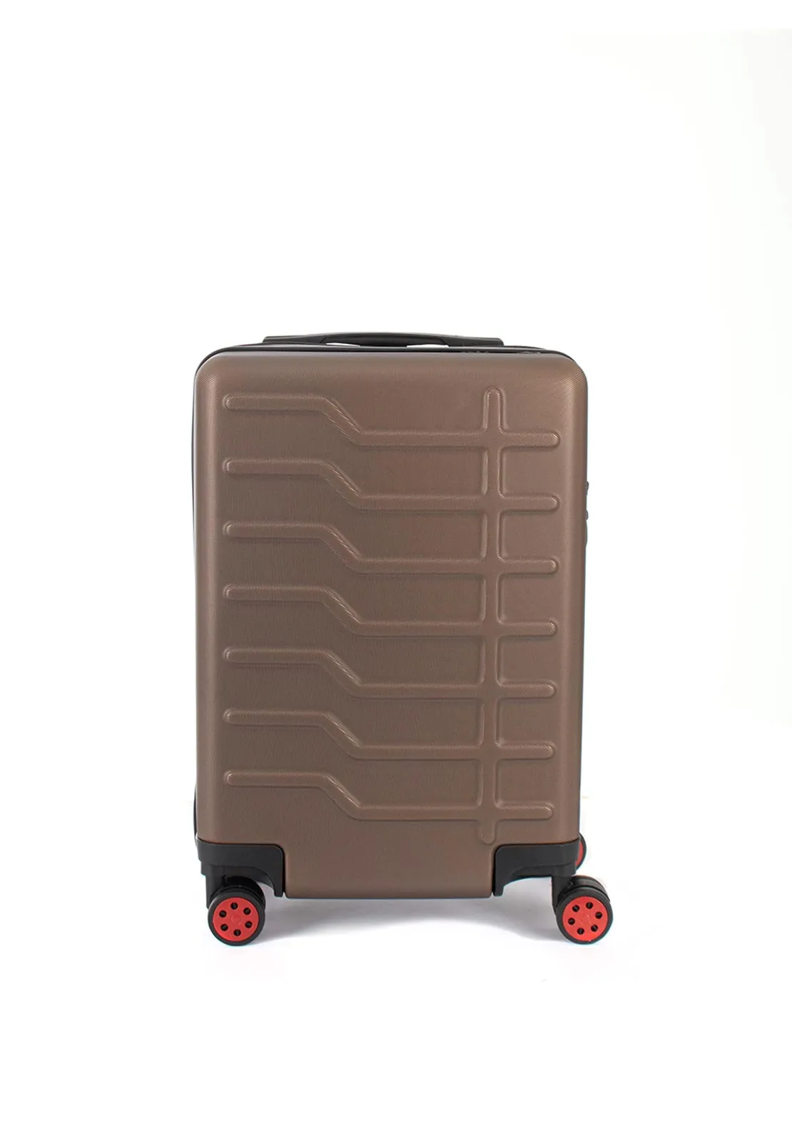 Bordlite 22” Cabin Wheel Spinner Suitcase, Brown