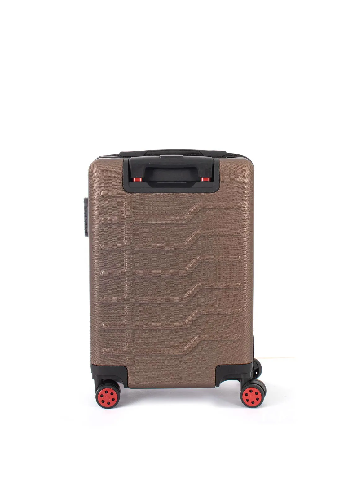 Bordlite 22” Cabin Wheel Spinner Suitcase, Brown