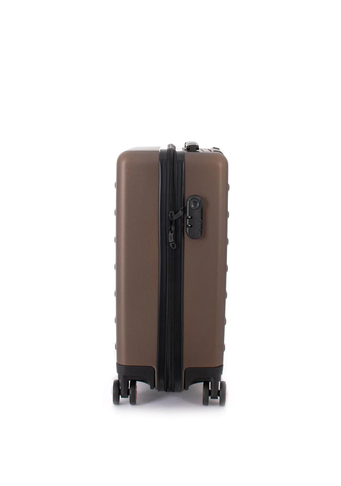 Bordlite 22” Cabin Wheel Spinner Suitcase, Brown