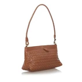 Bottega Veneta Intrecciato Leather Shoulder Bag (SHG-27384)